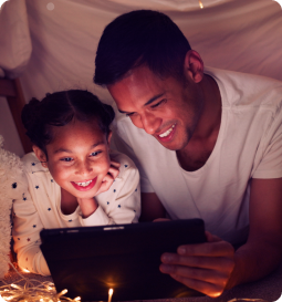 Father and daughter
